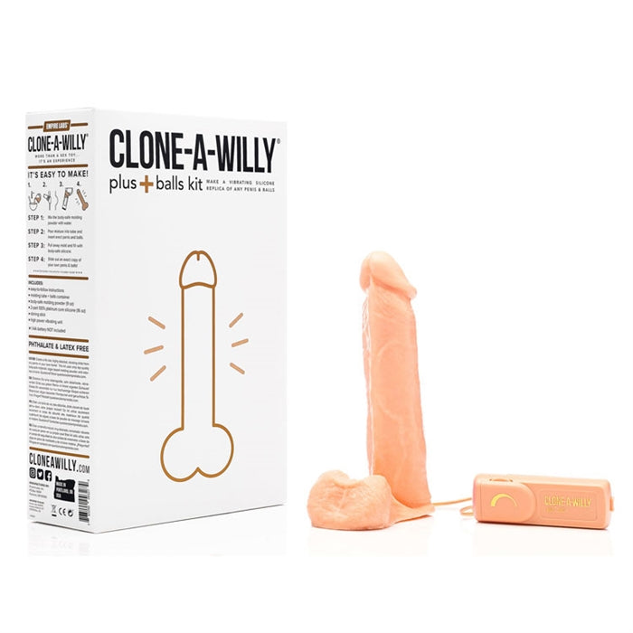 Clone-A-Willy + Balls Kit - Light Skin